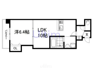 Luxe中書島【2階】の間取り
