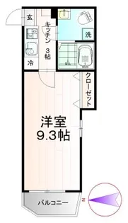 アンリシェール綱島【2階】の間取り