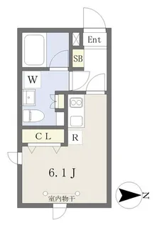 Reve Residence 駒場東大前【4階】の間取り