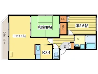 グランベルサ(4号棟・5号棟・6号棟)【5階】の間取り