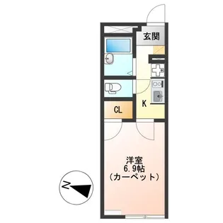 PINEWAVE I【2階】の間取り