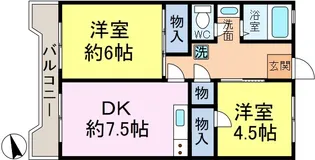 メゾン新小岩【4階】の間取り