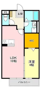 ハーヴェスト【1階】の間取り