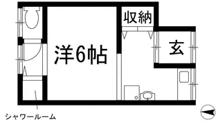 滝山アパート【1階】の間取り