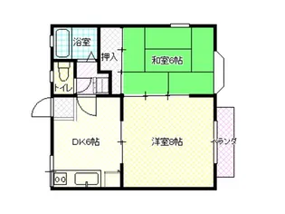 ヴィラリヴィエール【2階】の間取り