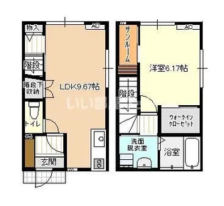 ビオラ古定塚A棟の間取り