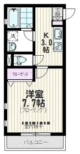 【へーベルメゾン】クォリティー武蔵浦和【3階】の間取り