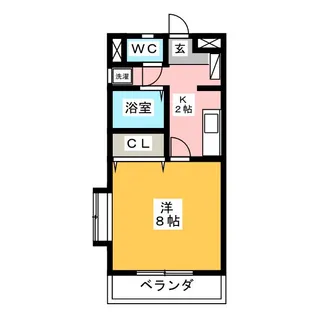 EAST LANDMARK【2階】の間取り