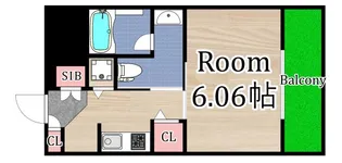 Allier大阪城北(アリエ大阪城北)【5階】の間取り