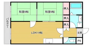 植田マンション【2階】の間取り
