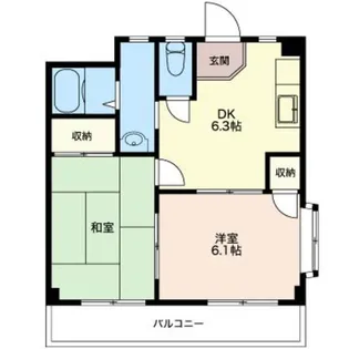 シャルマンドミール【3階】の間取り