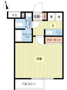 スカイコート下北沢壱番館【4階】の間取り