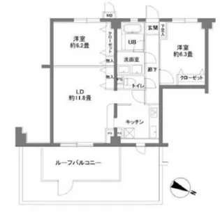 カスタリア原宿【5階】の間取り