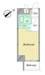ライオンズマンション旗の台【9階】の間取り