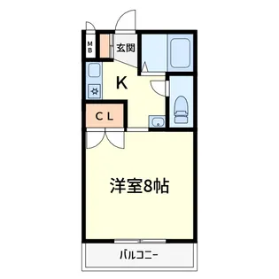シャルル高槻【3階】の間取り