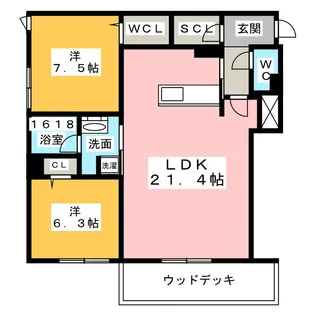 ダイヤモンドヒルズ日向町【1階】の間取り