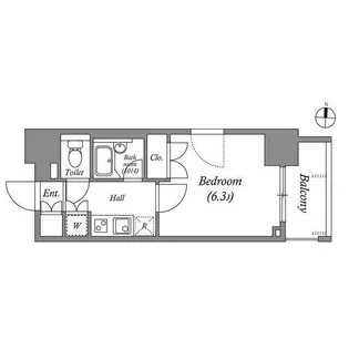 ステーションフロント両国【12階】の間取り