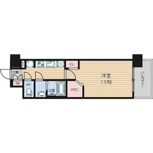パルティール笠寺【13階】の間取り