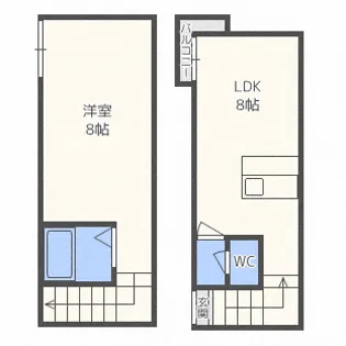 AMS N19【2階】の間取り