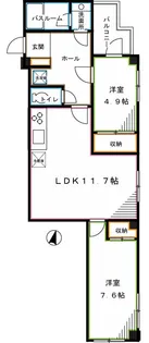 プロス荻窪【2階】の間取り