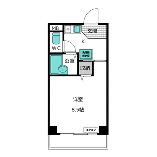 第3野田ハイツ【2階】の間取り