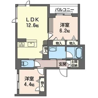 ディーノ【2階】の間取り