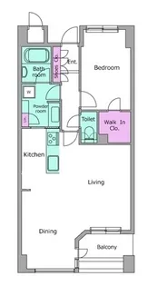 レジディアタワー上池袋(パーク棟)【8階】の間取り