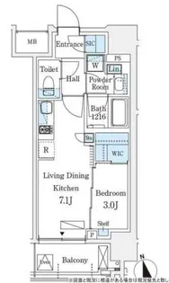 シーズンフラッツ浅草六丁目【4階】の間取り