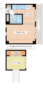 メゾン・ド・ヤマテ【4階】の間取り