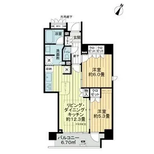 CONOE東日本橋(コノエ東日本橋)【5階】の間取り