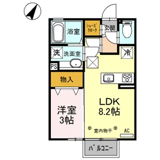 エルヴィータ【2階】の間取り