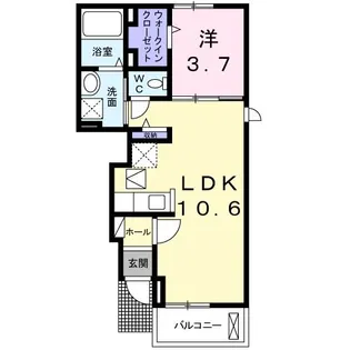 スウィートメモリー【1階】の間取り
