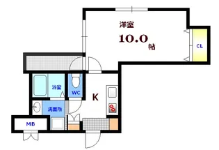 FK BLD【6階】の間取り