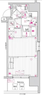 ガーラ・プレシャス川崎西口【11階】の間取り