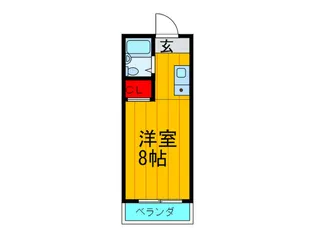 シャト-須山【3階】の間取り