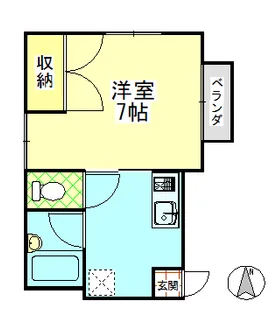 メゾンポピンズII【2階】の間取り