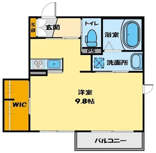 Meison h(メゾン アッシュ)【1階】の間取り