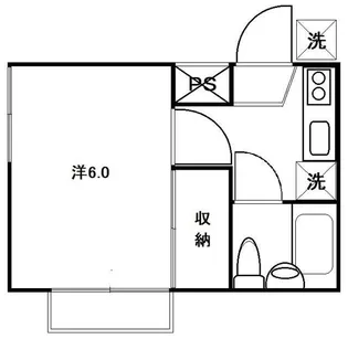 サンチェリーハイツ【3階】の間取り