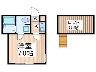 パラディーゾビレッジ【2階】の間取り