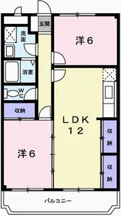 シャルマン寿【2階】の間取り