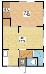 Peace home 白木【2階】の間取り