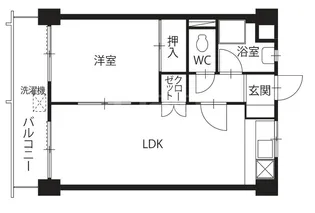 城西島塚ビル【6階】の間取り
