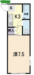 グレイスKISHIBE【1階】の間取り