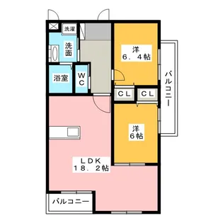 Excel Court Kuwana I【2階】の間取り