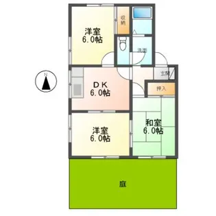 アベニール王塚【1階】の間取り