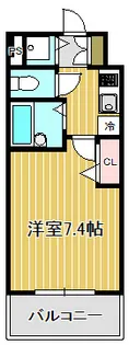 フェニックス新川崎【4階】の間取り