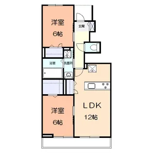 プレマヒルズ【1階】の間取り