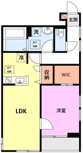 EAST BLUE1【1階】の間取り
