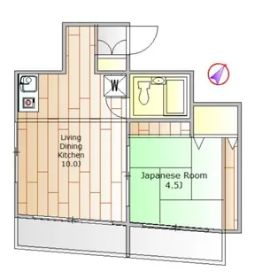 ヴィラ林【4階】の間取り