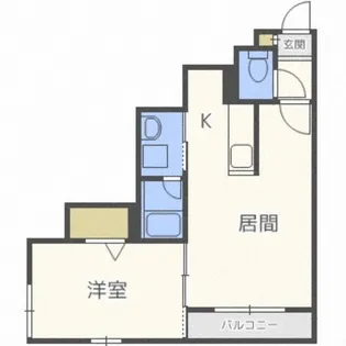 R-FREE南5西12【3階】の間取り